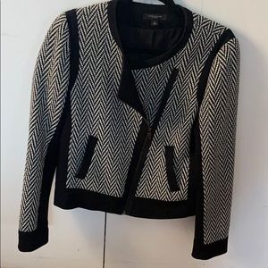 Ann Taylor Slimming Asymmetric Moto Jacket